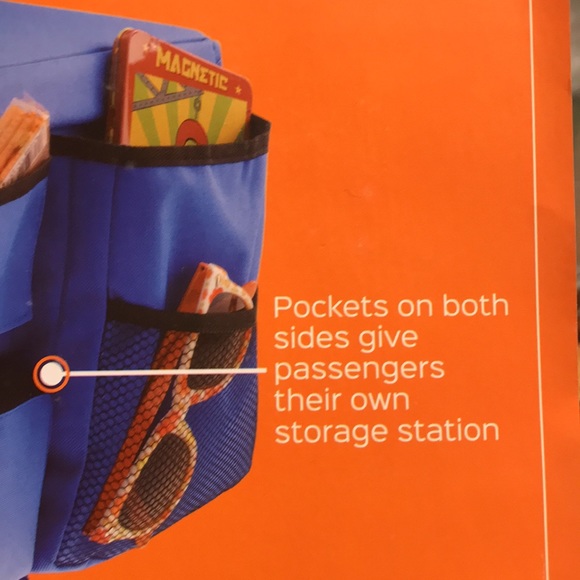 FIRM PRICE 
High Road Kids Back Seat Organizer/Color Blue & Black - Picture 15 of 16